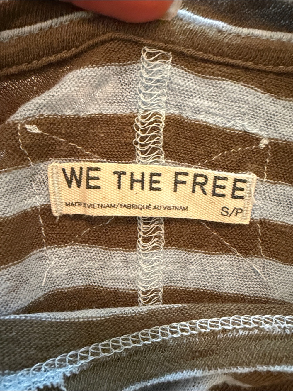 We The Free Nora Striped Linen Tee - Picture 5 of 5